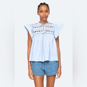 Sea New York - Phoebe Tank - Sky Blue - Size Medium